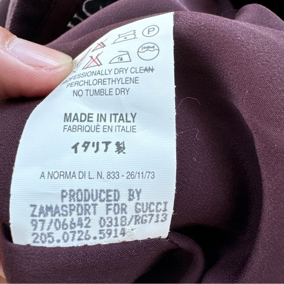 Gucci By Tom Ford Fall/Winter 1997 Burgundy Runway Skirt Size IT 46 - Picture 11 of 12